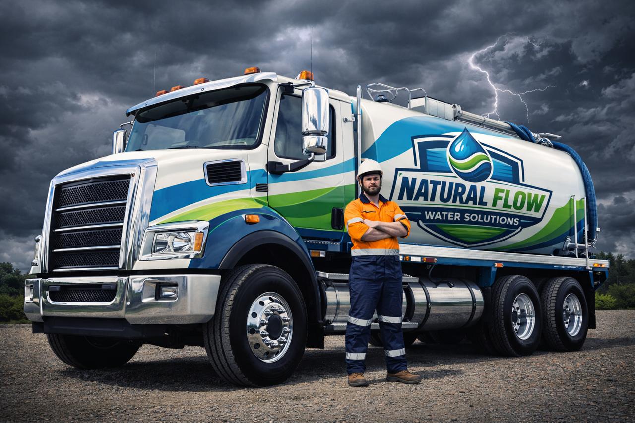 Natural Flow Water Solutions truck